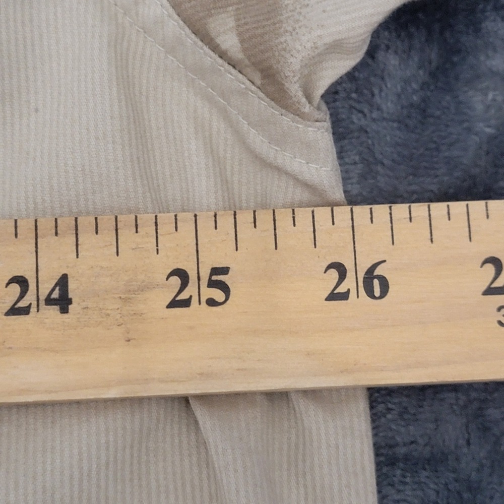 Columbia Button Down Shirt Tan Deer Print XL Hunting Camping Hiking Cabincore - Picture 12 of 13